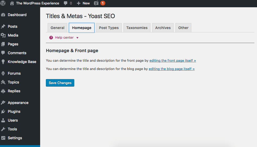 link-to-editing-front-page-blog-seo