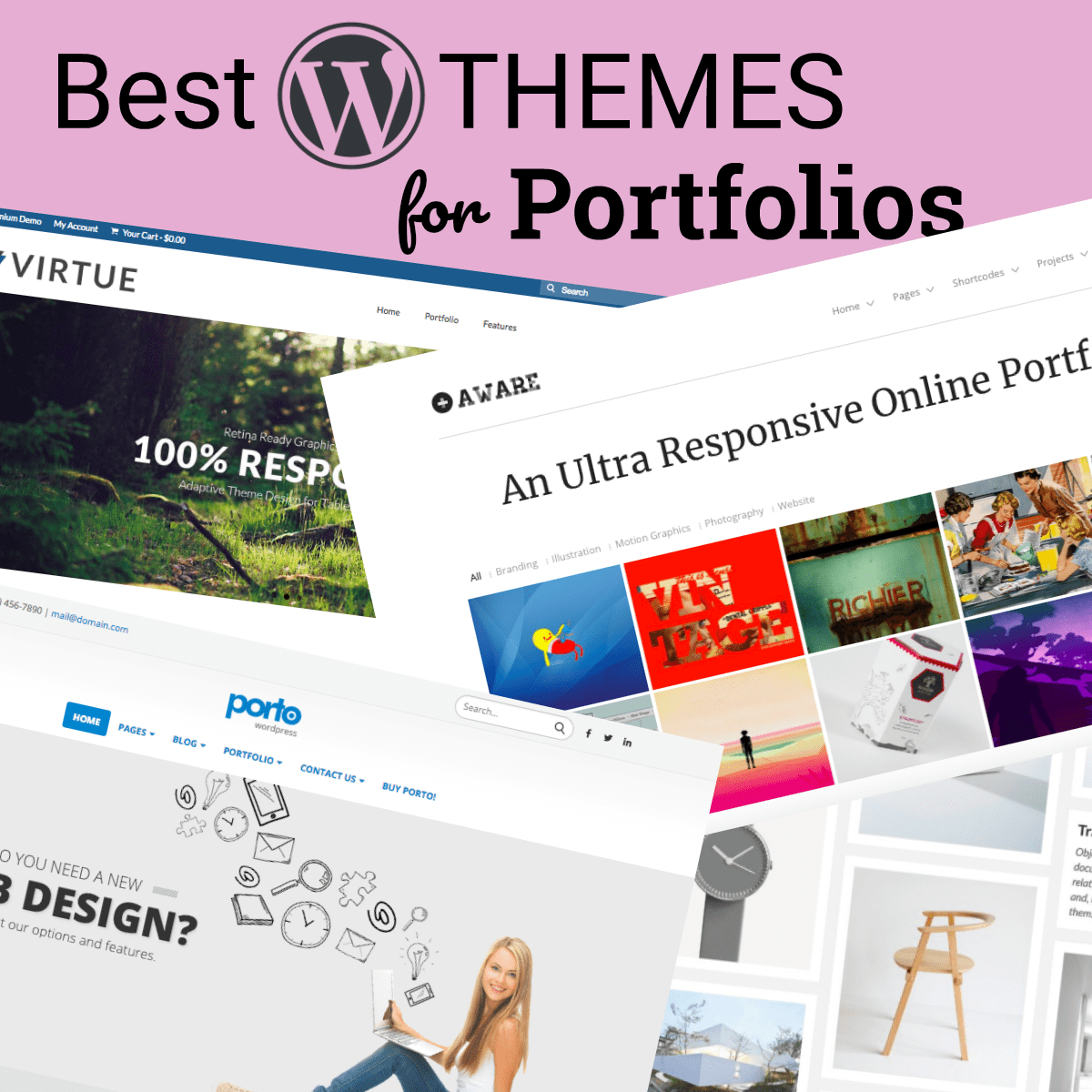best wordpress themes for portfolio websites