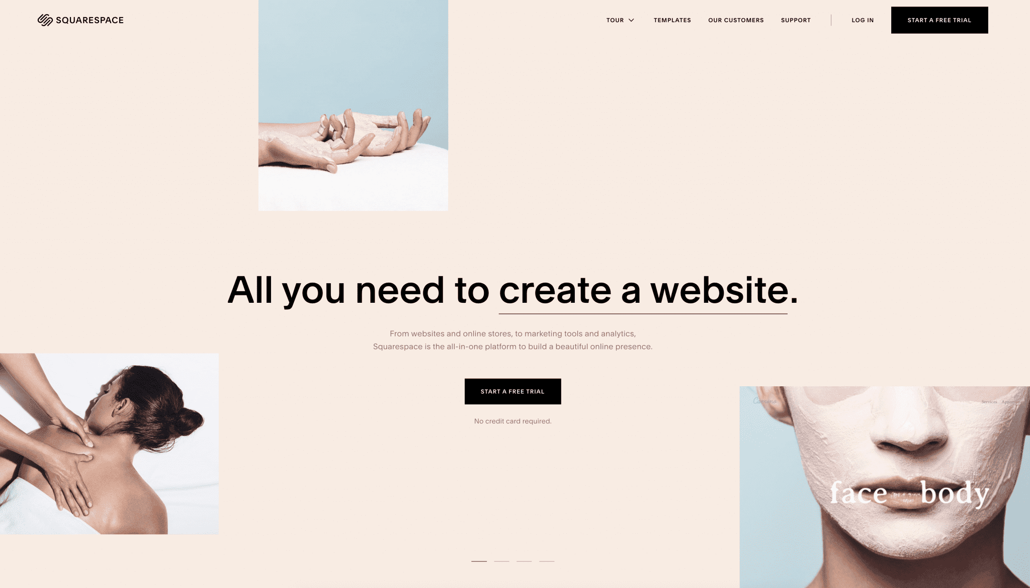 make a website in india at Squarespace
