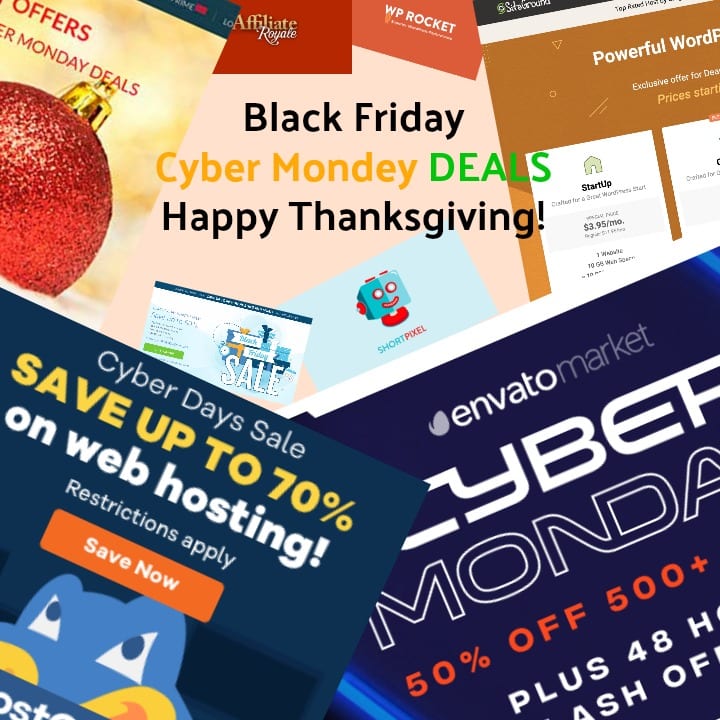 black friday cyber monday deals for wordpress
