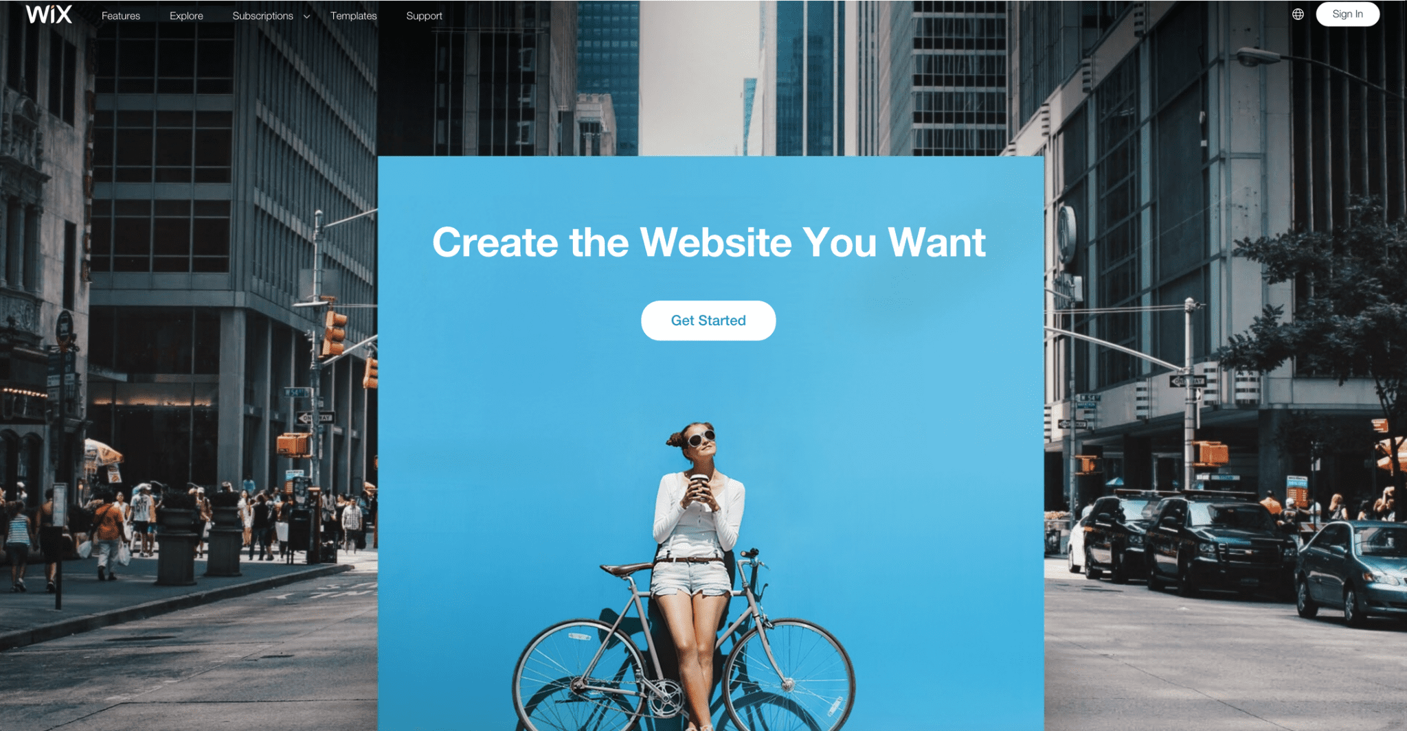 make a website in india at Wix