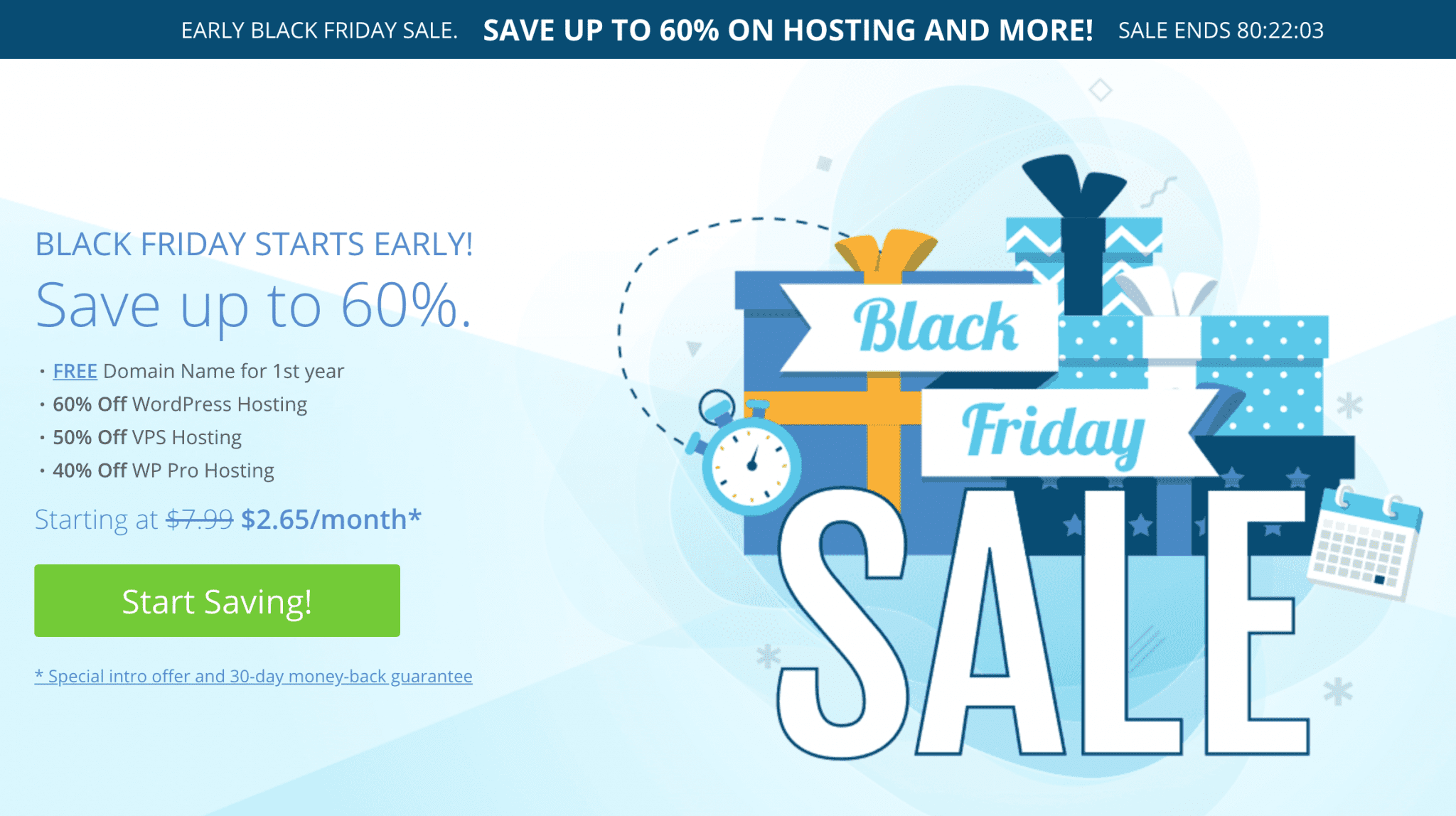 bluehost black friday cyber monday deals 2019