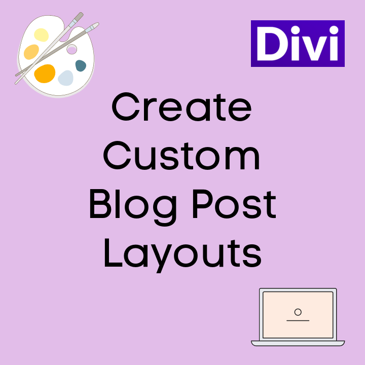 create custom blog post layout divi theme wordpress